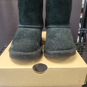 UGG Kids Black Snow Boots